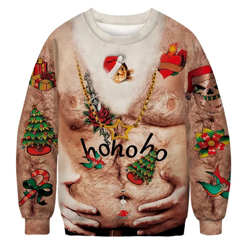 Hohoho Body Ugly Christmas Jumper