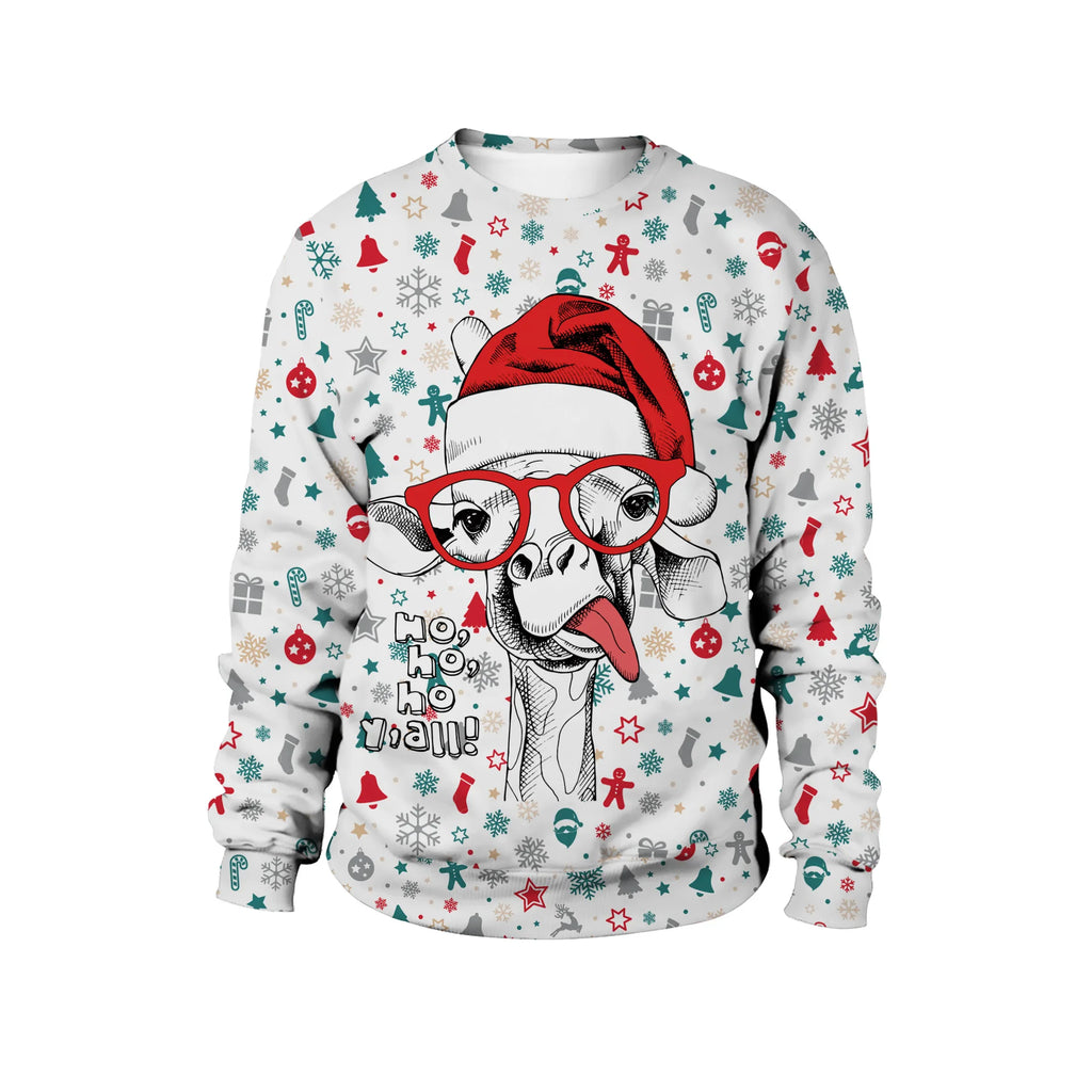 Silly Glasses Llama Christmas Jumper