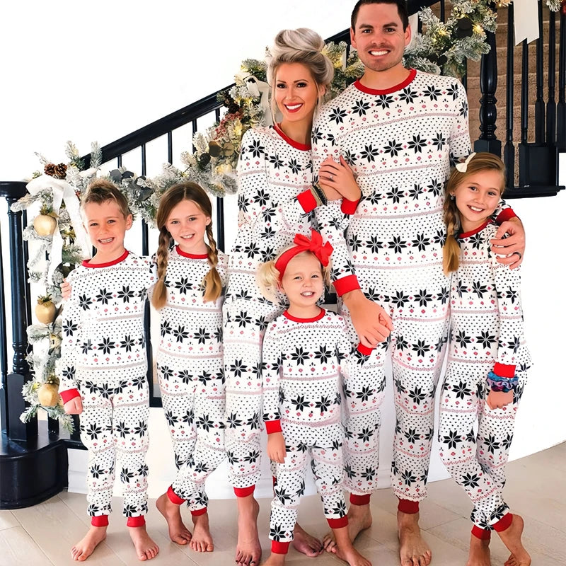 Snowflake Matching Christmas Pyjamas