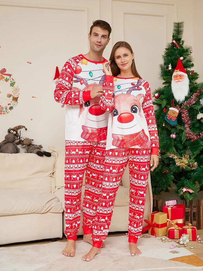 Matching Christmas pyjamas for festive family nights
