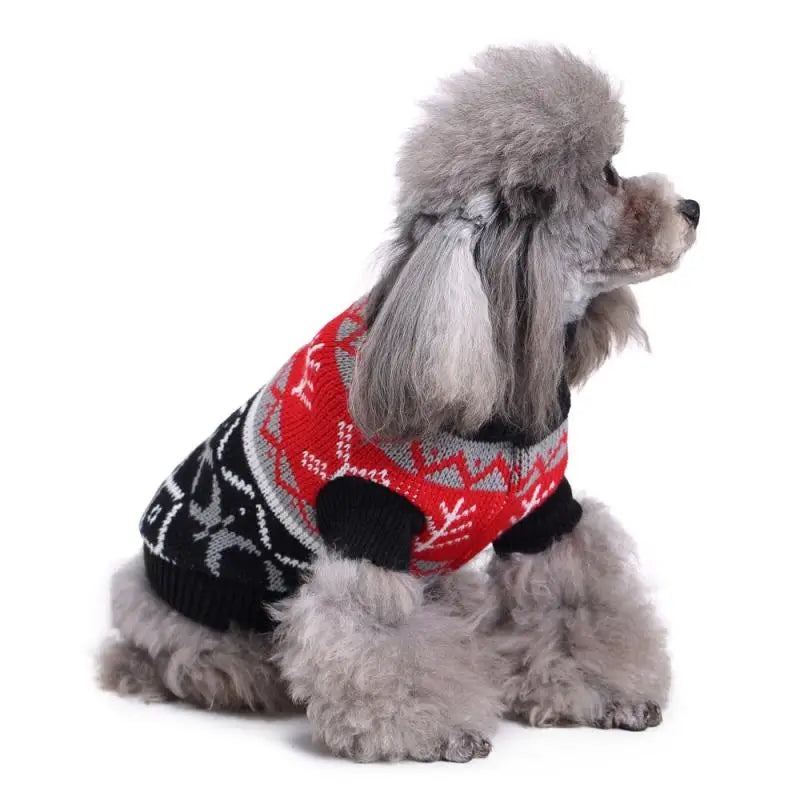 Comfortable Black Christmas Jumper for Dogs