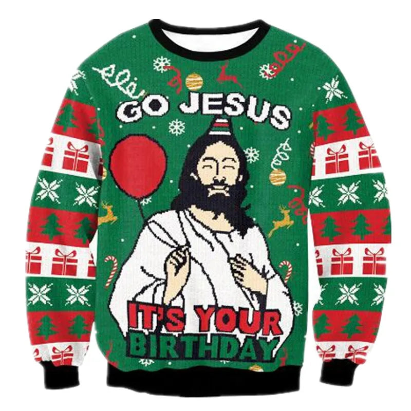 'Go Jesus It's Your Birthday' Christmas Jumper