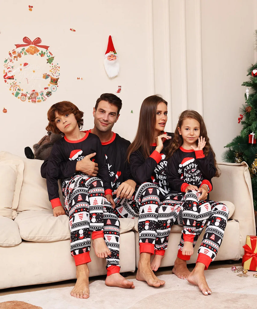 Playful Santa pyjamas for Christmas and New Year's Eve