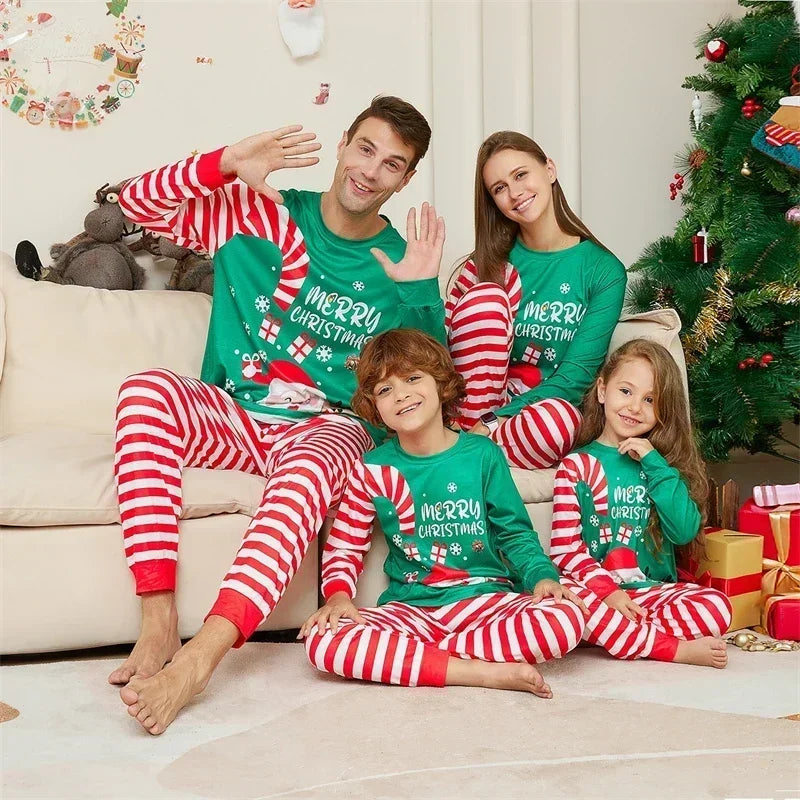 Candy Cane Christmas Pyjamas