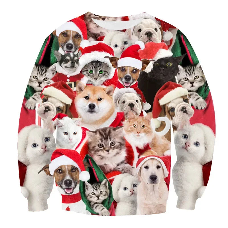 Cats & Dogs Christmas Jumper